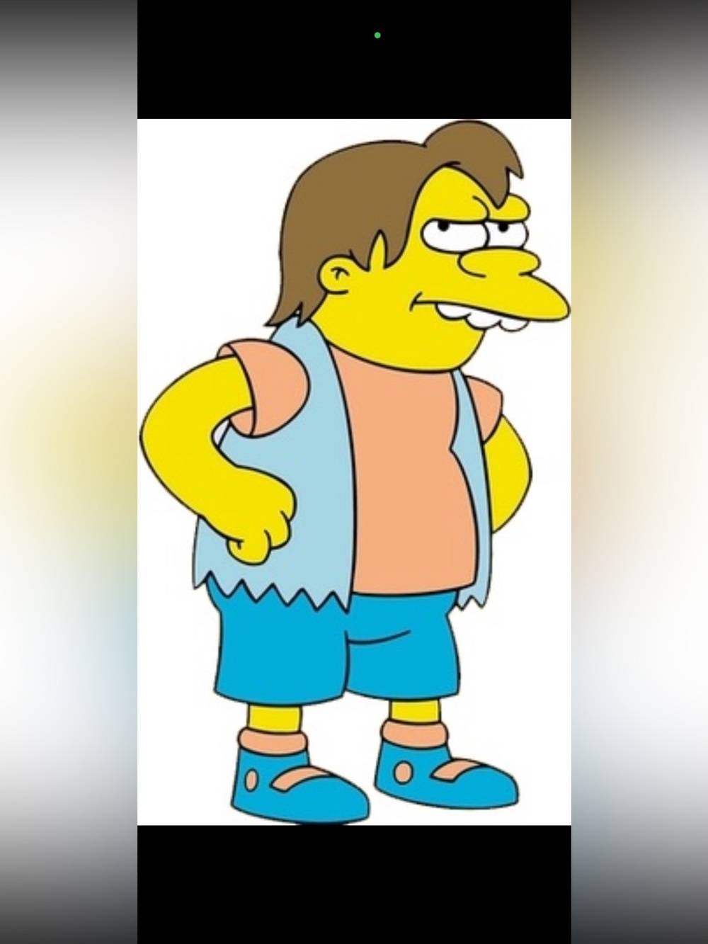 Nelson Muntz from Simpsons Life Size Cardboard Cutout Free Shipping